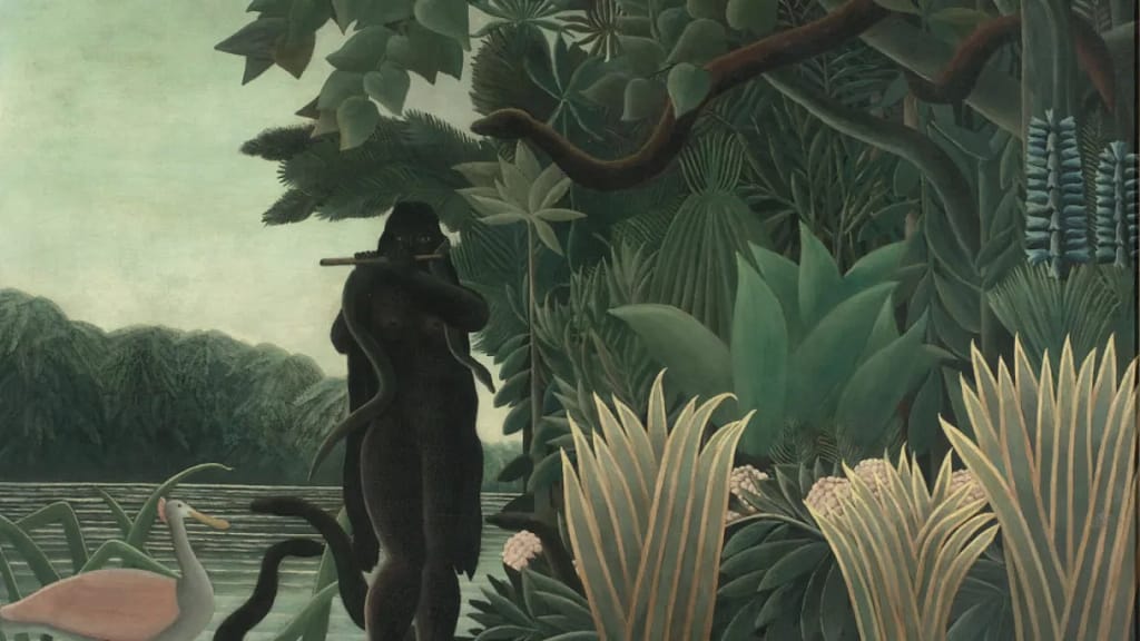 Henri Rousseau, La Charmeuse de serpents, 1907. Musée d'Orsay, legs Jacques Doucet, 1936. © Musée d'Orsay, dist. GrandPalaisRmn / Patrice Schmidt.