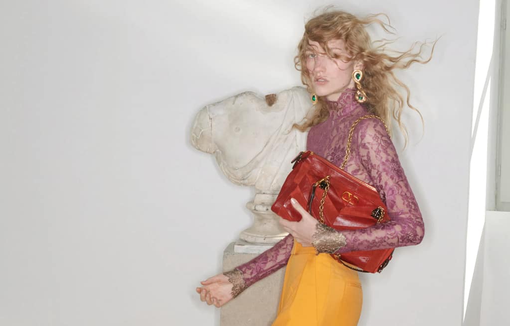 Valentino Pre-Autumn 2026 kampaň Apolline Rocco Fohrer palazzo Cy Twombly