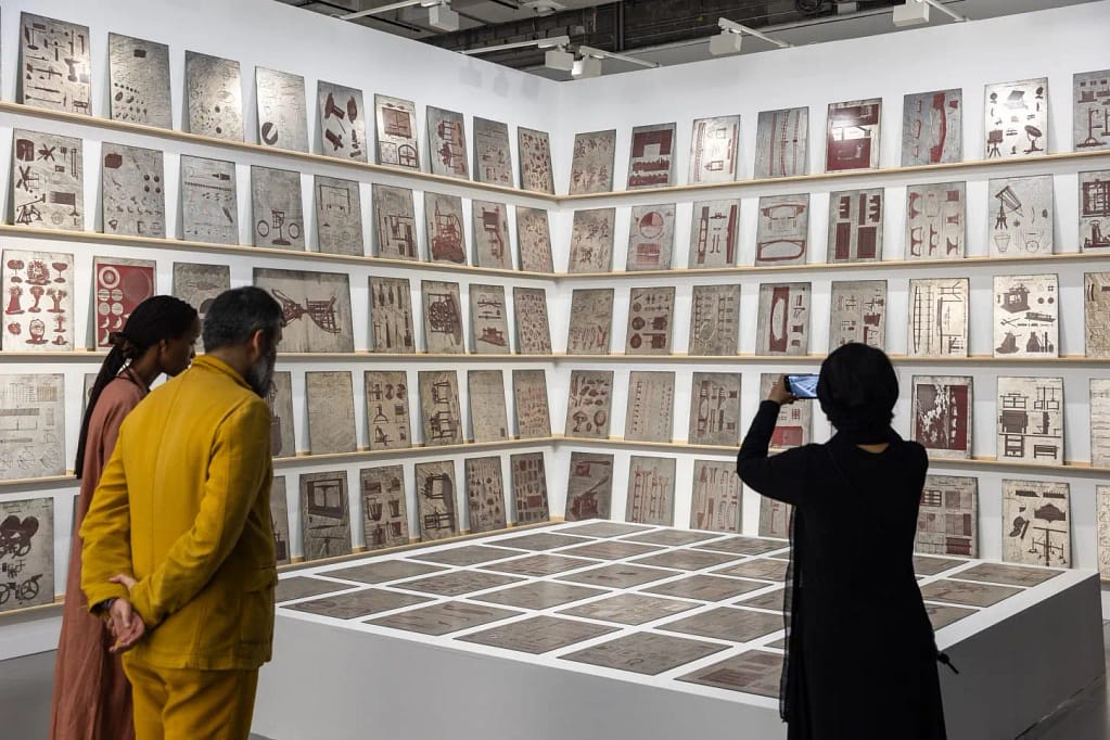 Matt Mullican, Art Basel Qatar 2026, stánok Galerie Thomas Schulte