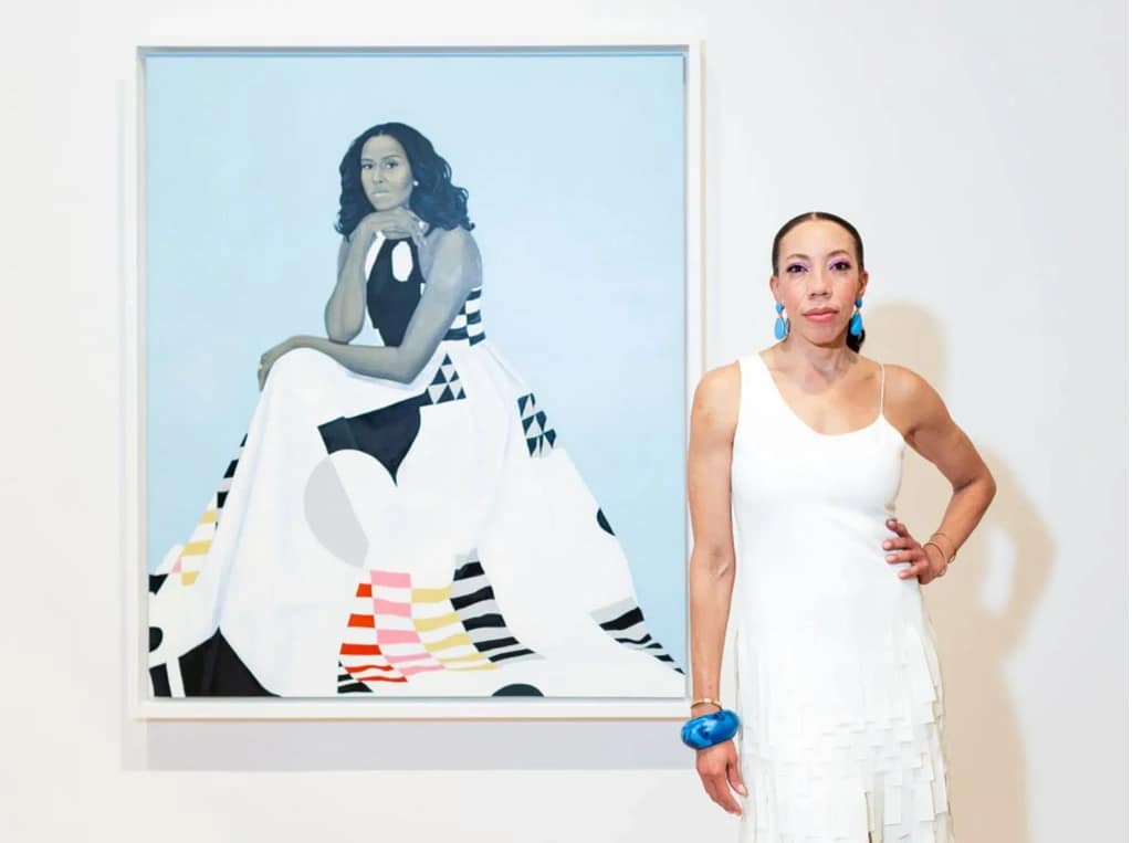 Amy Sherald na otvorení výstavy vo Whitney Museum