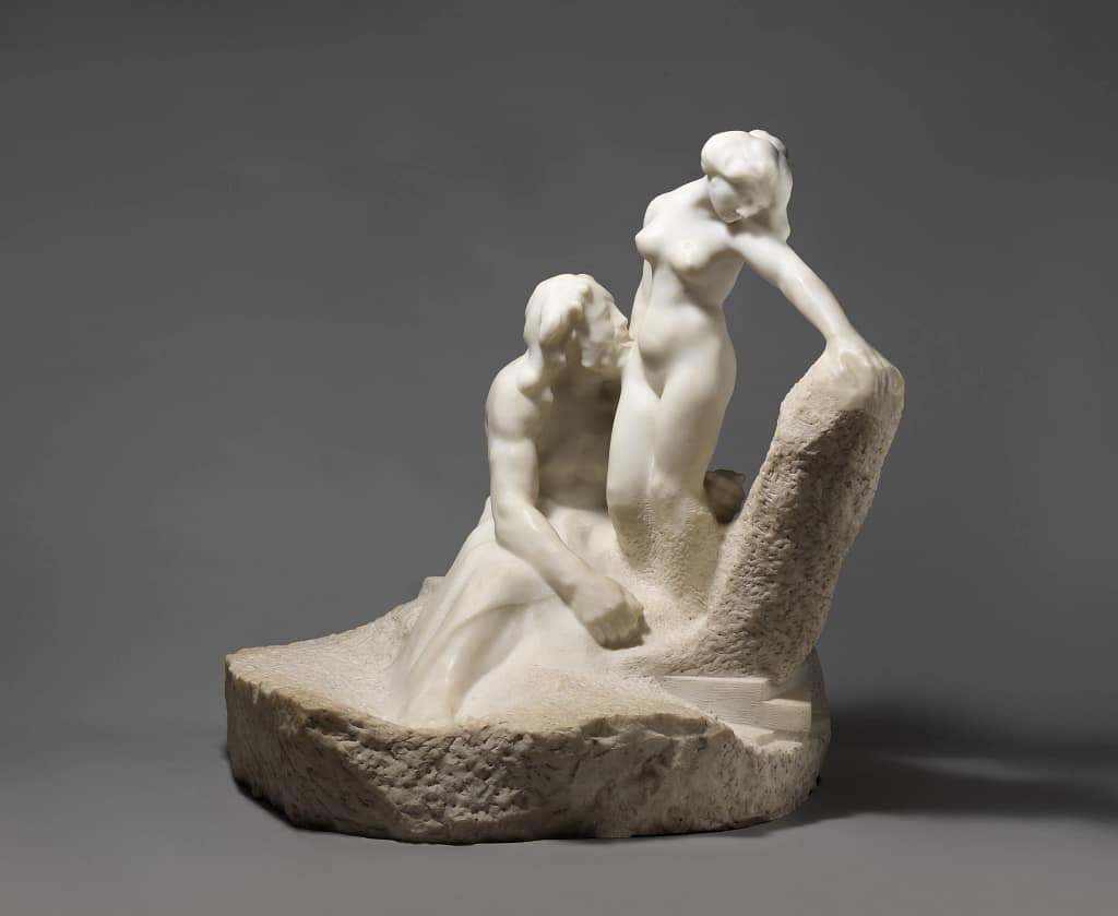 Socha Pygmalion and Galatea (1908–1909) od Augusta Rodina vystavená v Metropolitan Museum of Art v New Yorku.