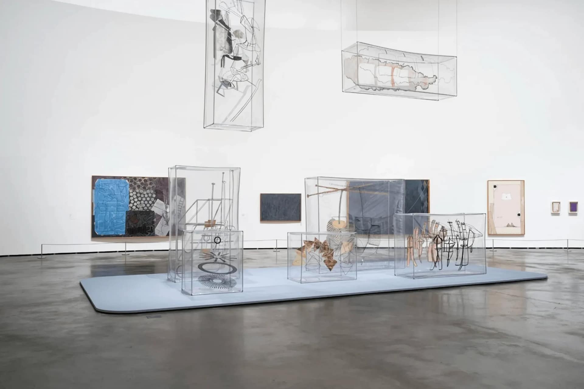 Jasper Johns: Night Driver, inštalačný pohľad, Guggenheim Museum Bilbao, 2026. Courtesy Guggenheim Museum Bilbao.
