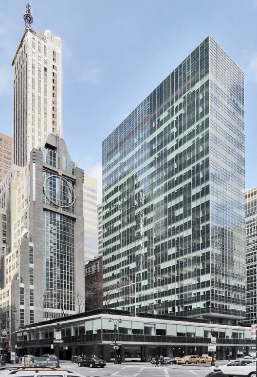 Lever House – modernistická kancelárska budova so sklenenou fasádou na Park Avenue v New Yorku