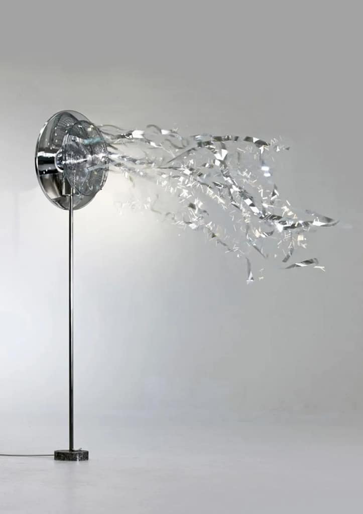 Heinz Mack, "Siehst Du den Wind?" (Vidíš vietor?), kinetická svetelná skulptúra, 1962, ZERO foundation