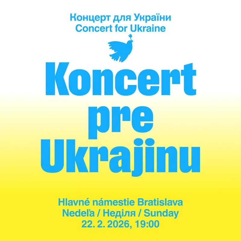 Alina Pash, Apashe, Katarzia a Sirénčatá na Koncerte pre Ukrajinu 2026 v Bratislave