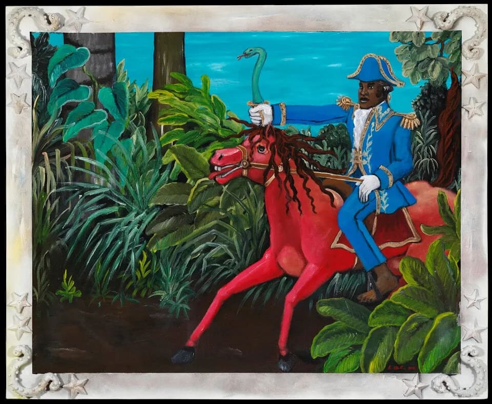 Maľba Toussaint Louverture od Edouarda Duval‑Carrié, 2006, courtesy Figge Art Museum